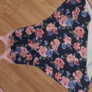 INSTA GIRL Juniors Spring Cross Back Dress